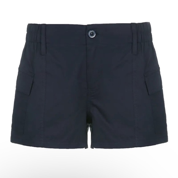 Low Waist Mini Cargo Shorts - Picture 2 of 4
